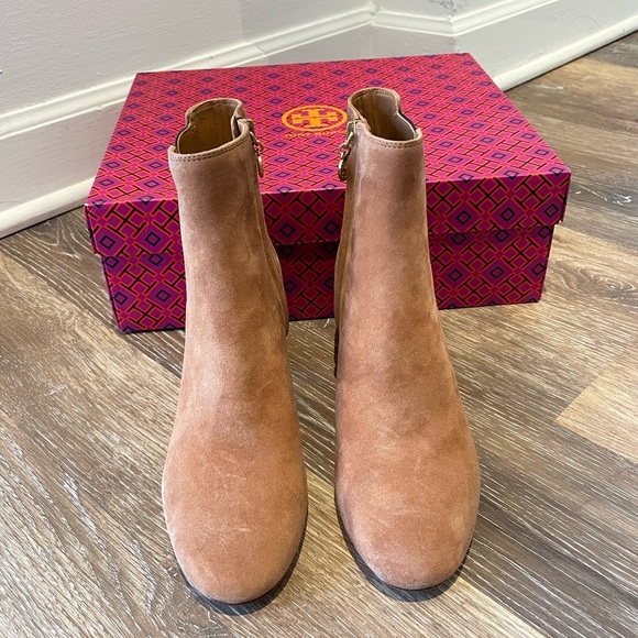 NWT Tory Burch Mini Benton Suede Gore Bootie - Picture 4 of 7